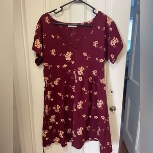 Known supply revel dress in port size XS